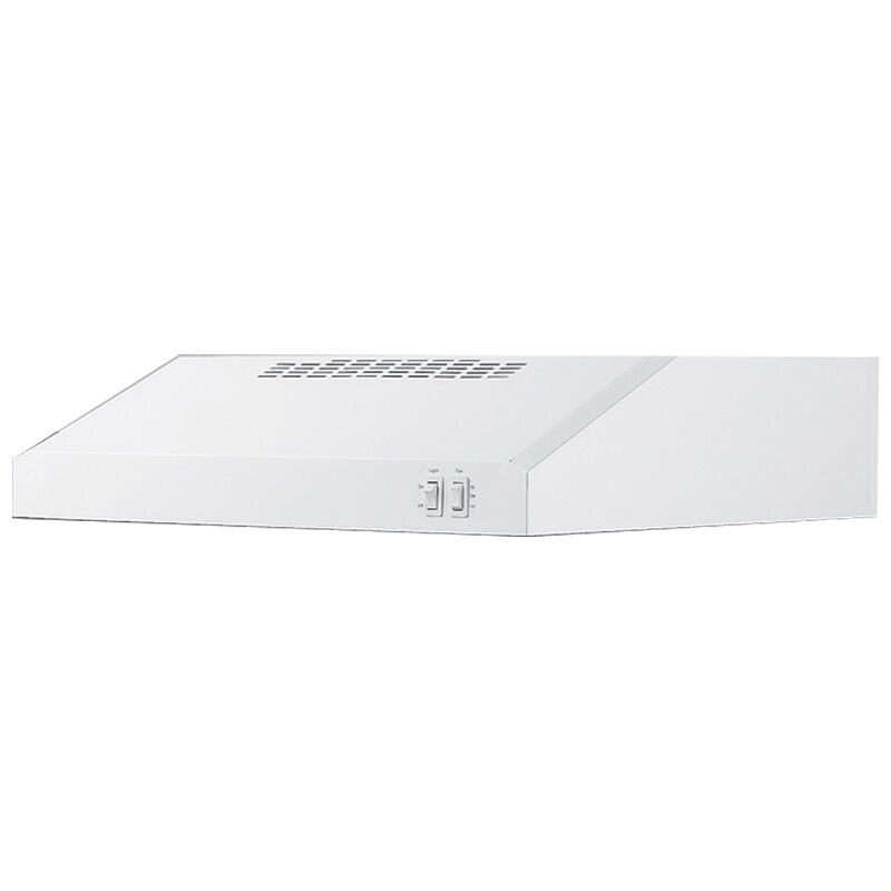 Summit 20 in. Standard Style Range Hood with 2 Speed Settings, 200 CFM & 1 Incandescent Light - White, , hires