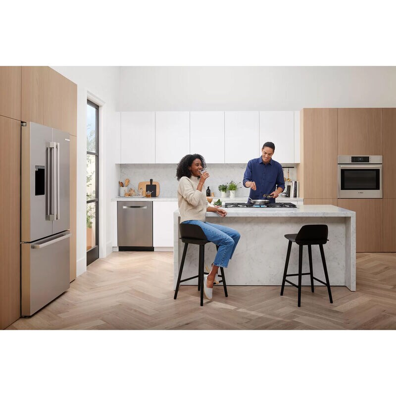 Bosch 800 Series 36 in. 5-Burner Natural Gas Cooktop with Simmer Burner & Power Burner - Stainless Steel, , hires