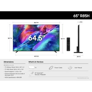 Samsung - 65" Class R85H Micro RGB 4K UHD Smart Tizen TV, , hires