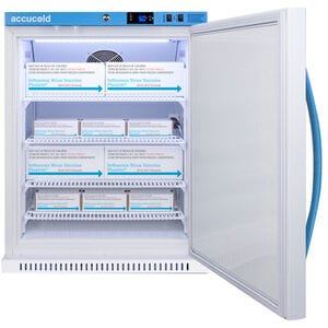 Summit AccuCold 24 in. 6.0 cu. ft. Undercounter Refrigerator - White, , hires
