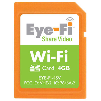 Eye-Fi 4Gb Share Video Memory Card | EYEFI-4SV