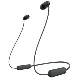 Sony WI-C100 Wireless In-ear Bluetooth Headphones with built-in microphone, Black, , hires