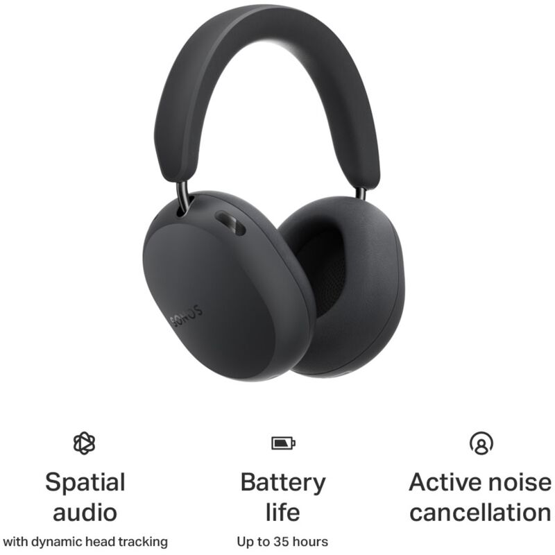 Sonos Ace Ultra Headphones - Black, Black, hires