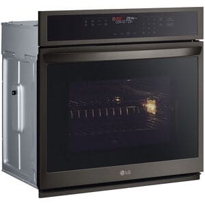 LG 30 in. 4.7 cu. ft. Smart Electric Single Wall Oven with Standard Convection - PrintProof Black Stainless Steel, , hires