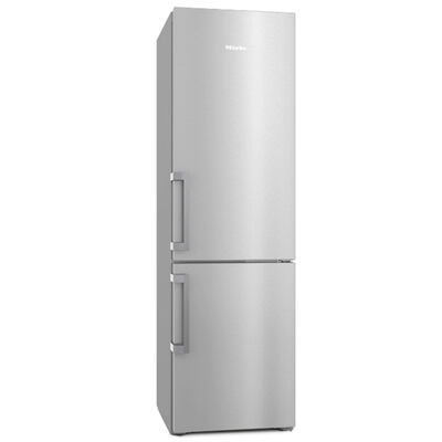 Miele 24 in. 12.7 cu. ft. Counter Depth Bottom Freezer Refrigerator with Ice Maker - Clean Touch Steel | KFN4799DDE