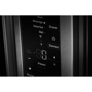 JennAir Rise 36 in. 23.8 cu. ft. Smart Counter Depth French Door Refrigerator with Ice & Water Dispenser - Stainless Steel, , hires