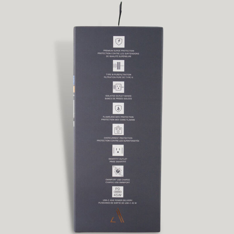Austere VII Series Power 4-Outlet 3,500 Joules Surge Protector, , hires