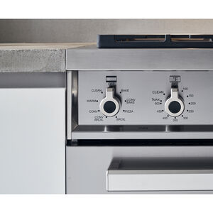 Bertazzoni Professional Series 30 in. 4.7 cu. ft. Convection Oven Freestanding Natural Gas Range with 4 Sealed Burners - Stainless Steel, , hires