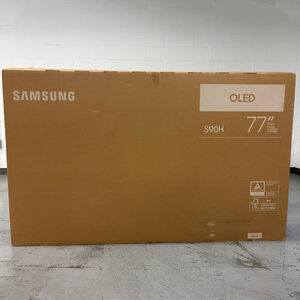 Samsung - 77" Class S90H Series OLED 4K UHD Smart Tizen TV (Open Box Good Condition), , hires