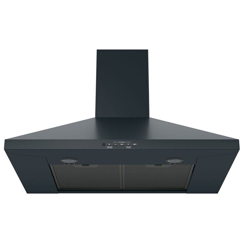 cooker hood upper chimney black