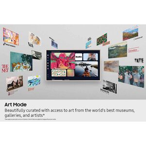 Samsung - 65" Class The Frame LS03FW Neo QLED 4K UHD Smart Tizen TV, , hires