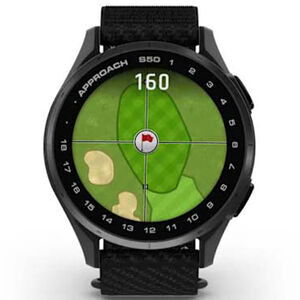Garmin Approach S50 GPS Golf Watch, Slate with Black Nylon Band, , hires