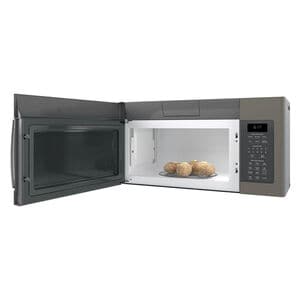GE 30 in. 1.7 cu. ft. 1000W Over-the-Range Microwave with 300 CFM & Sensor Cooking - Slate, Slate, hires