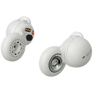 Sony LinkBuds Truly Wireless Earbuds (Smoke White), White, hires