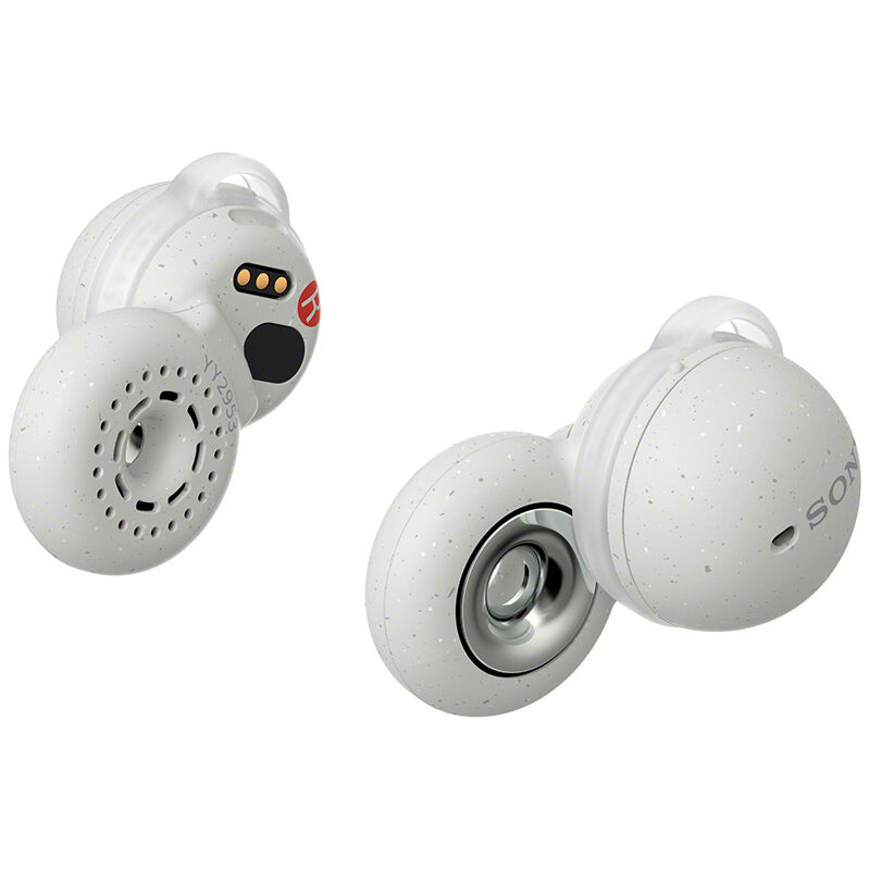 Sony LinkBuds Truly Wireless Earbuds (Smoke White), White, hires