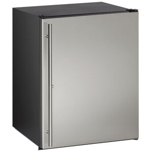U-Line ADA Collection Series 24 in. 5.3 cu. ft. Mini Fridge - Stainless Steel, , hires
