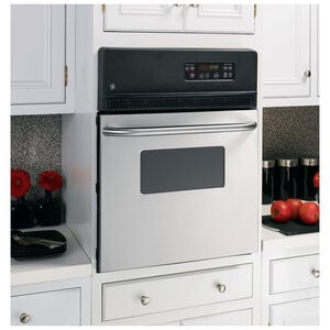 GE 24 in. 2.7 cu. ft. Electric Single Wall Oven - Stainless Steel, , hires