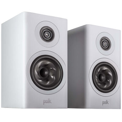 Polk Reserve R100 Premium Compact Bookshelf Speakers (Pair) - White | R100WHITE