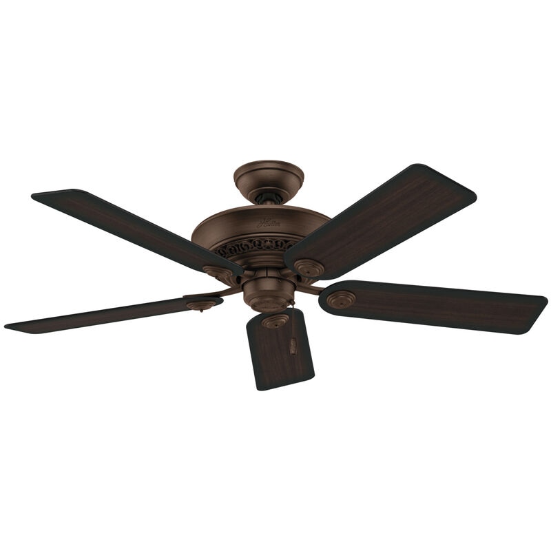 Hunter Italian Countryside 52 in. Ceiling Fan with LED Light Kit and Pull Chain - Cocoa, , hires