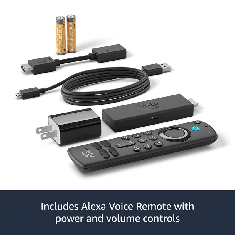 FIRE TV STICK 4K WITH ALEXA VOICE REMOTE