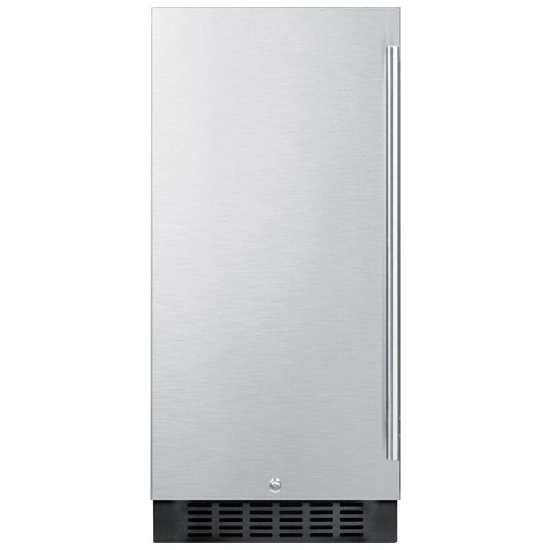 Summit 15 in. 2.9 cu. ft. Left-Hinged Undercounter Refrigerator - Stainless Steel, , hires
