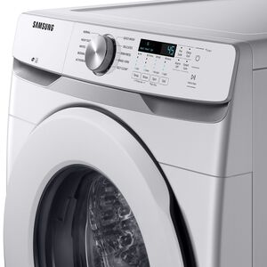 Samsung 27 in. 4.5 cu. ft. Smart Stackable Front Load Washer with 10 Wash Programs, 6 Wash Options & Self Clean - White, White, hires