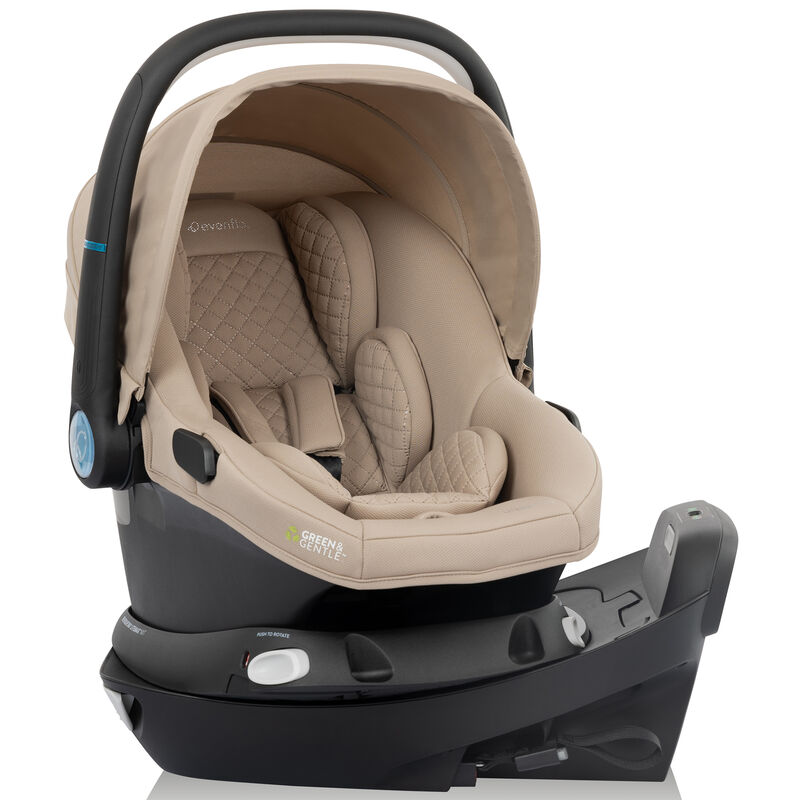 Evenflo Revolve 180 Litemax NXT Rotational Infant Car Seat with Sensory Soothe - Topaz, Topaz, hires