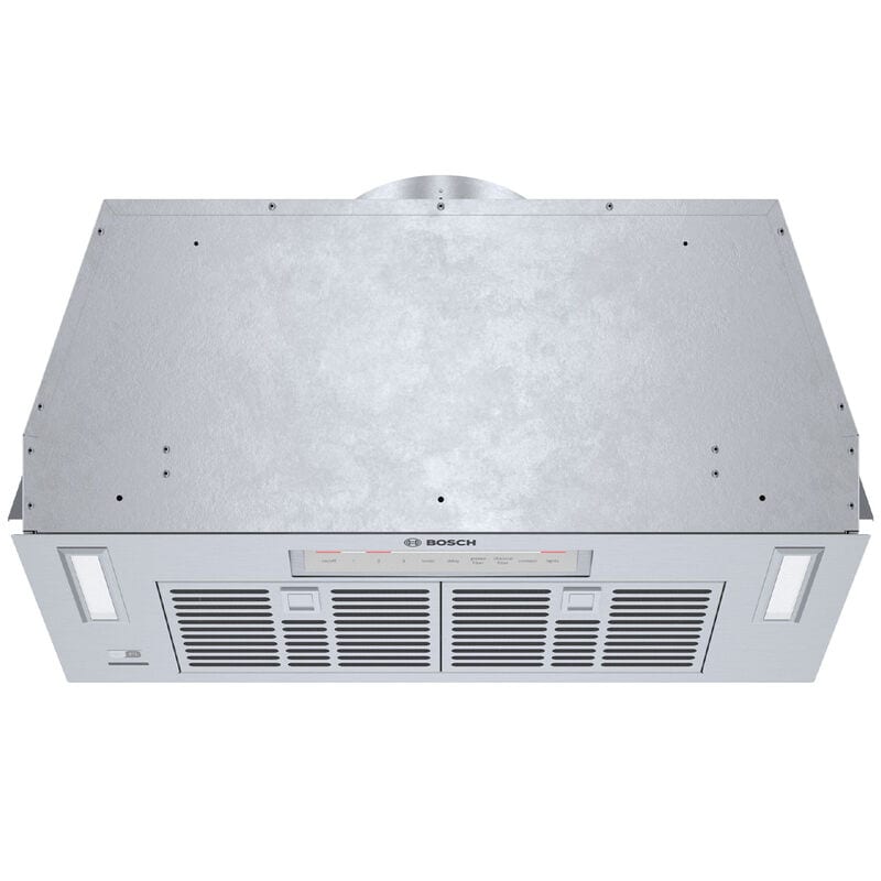 Bosch 800 Series 30 in. Smart Convertible Standard Style Range Hood with 600 CFM, 4 Fan Speeds & 2 LED Lights - Stainless Steel, , hires