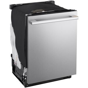 LG SIGNATURE 24 in. Top Control Flush-Mount Smart Dishwasher with 39 dBA Sound Level, 3rd-Rack & Dynamic Heat Dry with AOD - PrintProof Stainless Steel, , hires