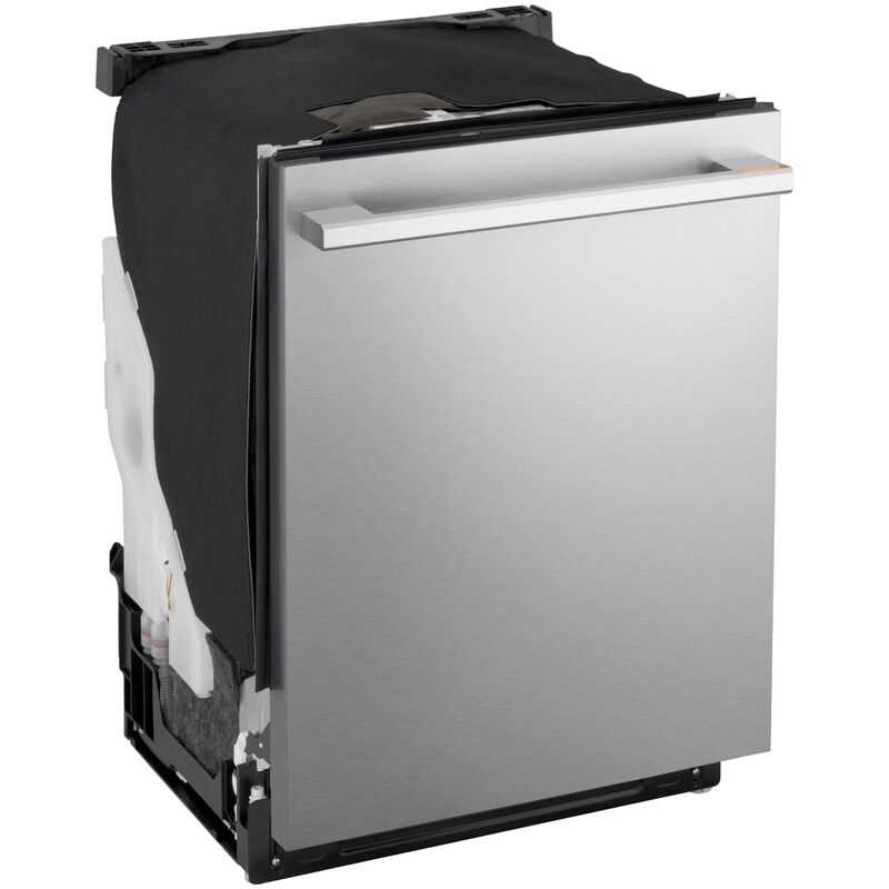 LG SIGNATURE 24 in. Top Control Flush-Mount Smart Dishwasher with 39 dBA Sound Level, 3rd-Rack & Dynamic Heat Dry with AOD - PrintProof Stainless Steel, , hires