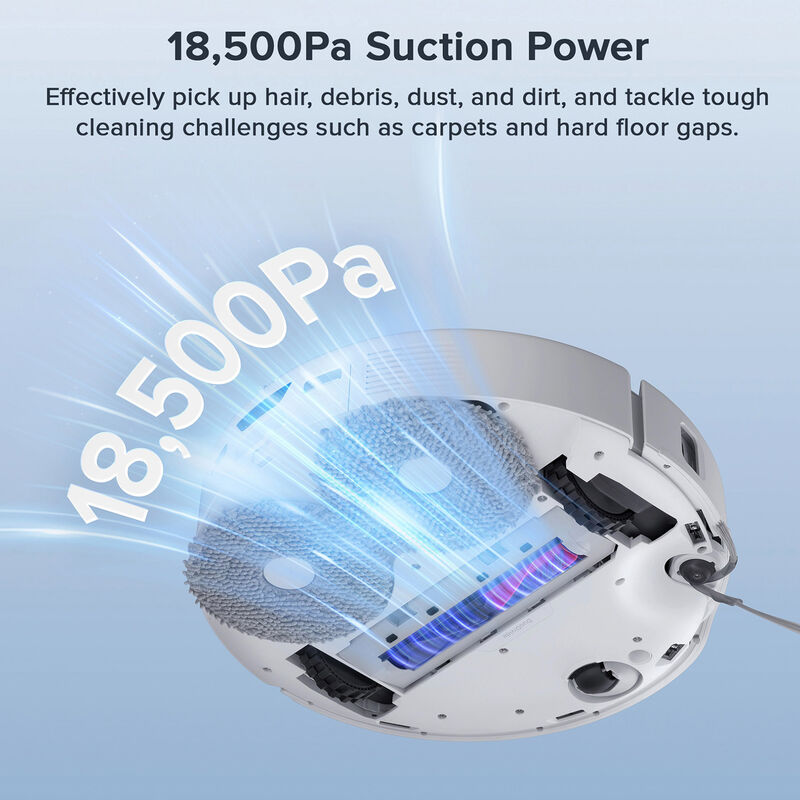 Roborock Qrevo Curv 5A1 Wi-Fi Connected Auto-Empty Pet Robotic Vacuum/Mop Combo with Voice Control & Cleaning Station, , hires