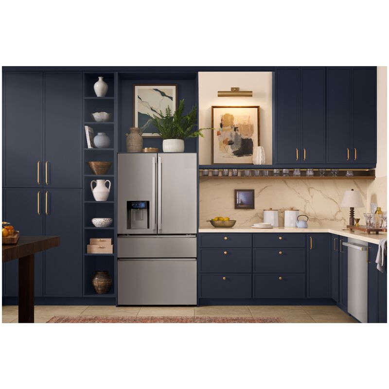 LG SIGNATURE 24 in. Top Control Flush-Mount Smart Dishwasher with 39 dBA Sound Level, 3rd-Rack & Dynamic Heat Dry with AOD - PrintProof Stainless Steel, , hires