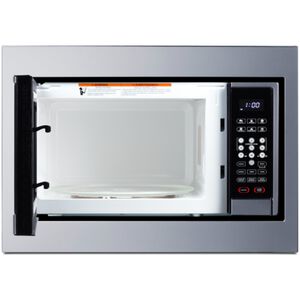 Summit 24 in. 1.2 cu. ft. 1000W Built-In Microwave - Stainless Steel (Trim Kit Included), , hires