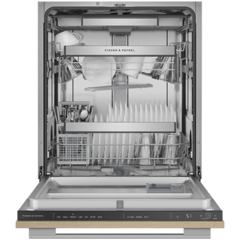Fisher & Paykel Series 7 24 in. ADA Compliant Top Control Flush-Mount Smart Dishwasher with 46 dBA Sound Level & 3rd-Rack - Custom Panel Ready, , hires