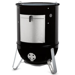 Weber Smokey Mountain 22 in. 2-Rack Charcoal Smoker with Built-In Thermometer - Black, , hires