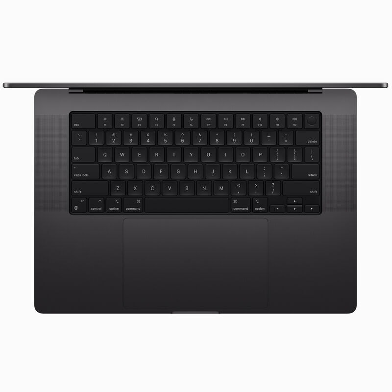 Apple MacBook Pro (2023) 16 in. Notebook with Apple Intelligence, Apple M3 Pro 12-Core CPU, 18-Core GPU, 18 GB RAM, 512 GB SSD, up to 22 Hrs. of Battery Life & Mac OS - Space Black, , hires