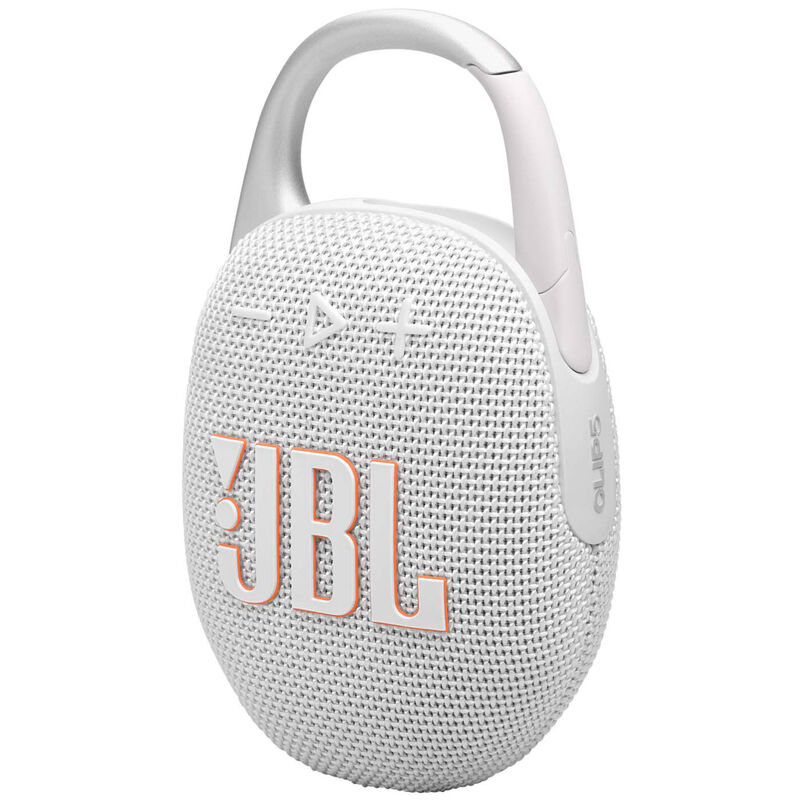 JBL Clip 5 Ultra Portable Waterproof Speaker - White, White, hires