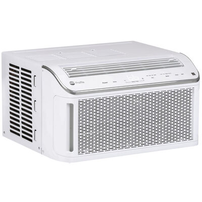 GE 6,150 BTU Smart Window Air Conditioner with 3 Fan Speeds, Sleep Mode & Remote Control - White | PHC06LY