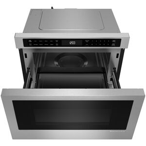 KitchenAid 24 in. 1.3 cu. ft. 950W Drawer Microwave with Sensor Cooking - Stainless Steel with PrintShield Finish, , hires