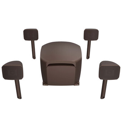 Klipsch Landscape Speaker System (Boxed as Complete Set) - Brown | COURTYARD4-1