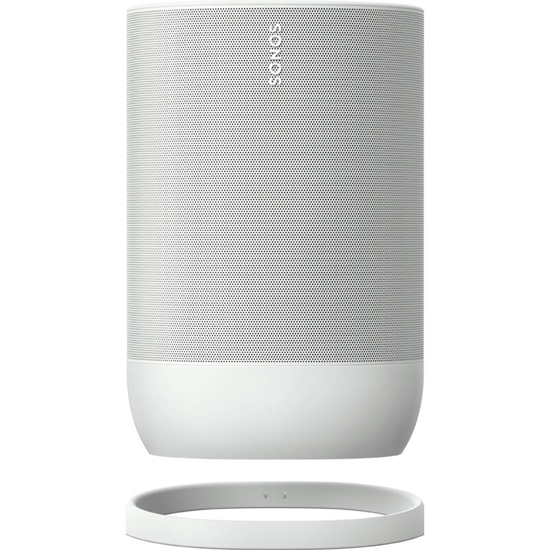 Enkelhed Skal pære Sonos MOVE Portable Wi-Fi Music Streaming Speaker System with Amazon Alexa  and Google Assistant Voice Control - White | P.C. Richard & Son