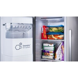 LG 36 in. 26.6 cu. ft. Smart Side by Side Refrigerator with Ice & Water Dispenser - PrintProof Stainless Steel, , hires