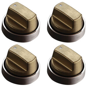Wolf Knob Kit for 30" Professional Gas Cooktop - Brushed Brass, , hires
