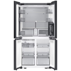 Samsung Bespoke 36 in. 22.8 cu. ft. Smart Counter Depth 4-Door French Door Refrigerator with Internal Water Autofill Pitcher - White Glass, White Glass, hires