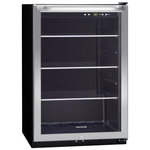 Frigidaire 22 in. 4.6 cu. ft. Compact Beverage Center with Adjustable Shelves & Digital Control - Stainless Steel, , hires