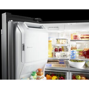 Maytag 33 in. 22.1 cu. ft. French Door Refrigerator with Internal Water Dispenser - Fingerprint Resistant Stainless Steel, , hires