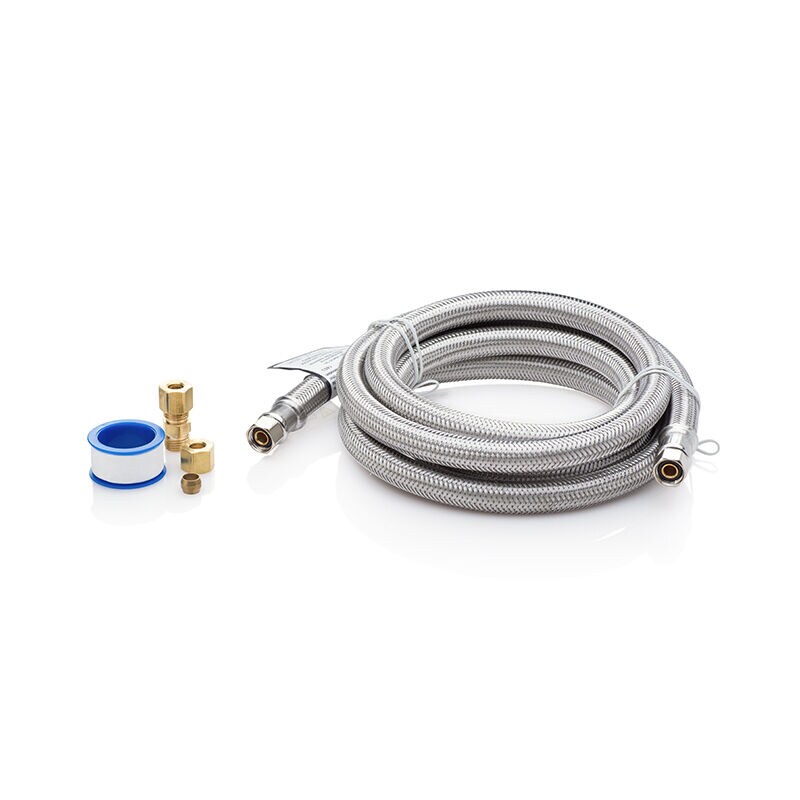 Smart Choice 6' Stainless Steel Refrigerator Waterline Kit, , hires
