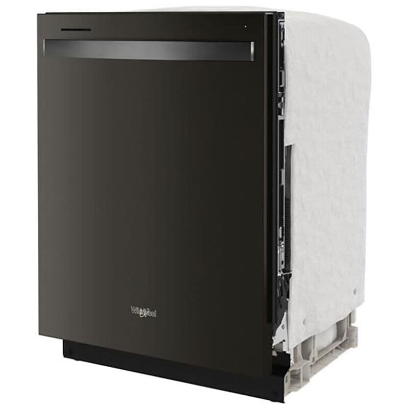 Whirlpool 24 in. Top Control Dishwasher with 47 dBa Sound Level & 3rd-Rack - Fingerprint resistant Black Stainless, Fingerprint Resistant Black Stainless, hires