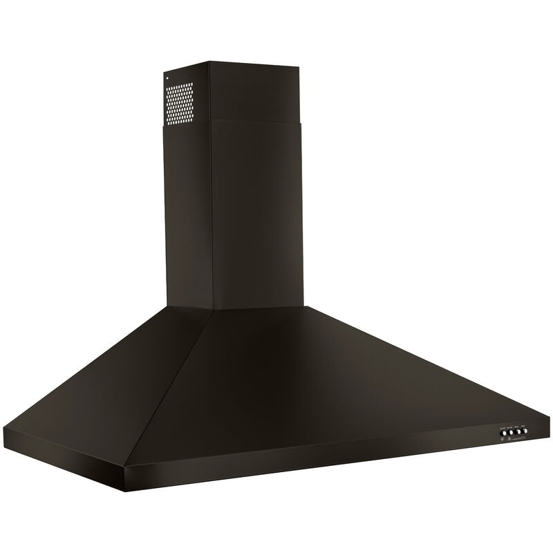 Whirlpool 30 in. Convertible Chimney Style Range Hood with 400 CFM, 3 Fan Speeds & 2 LED Lights - Black Stainless, , hires
