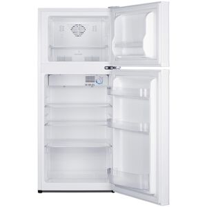 Summit 19 in. 4.3 cu. ft. Mini Fridge with Top Freezer - White, , hires
